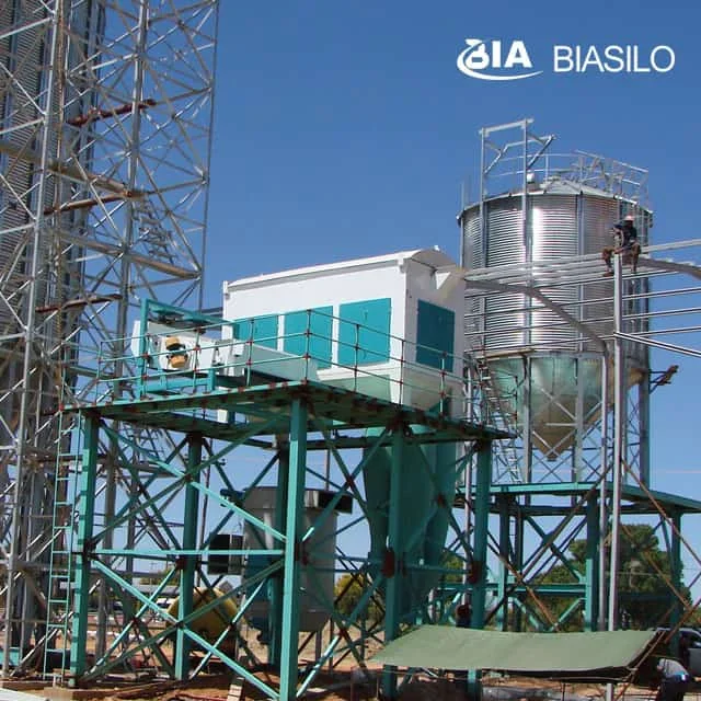 Steel Barley Storage Grain Silos For Sales With 5000t Used Wheat Grain Storage Silo Price And Poultry Bulk Feed Silo Tank