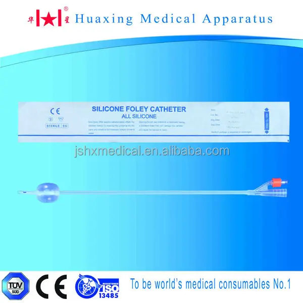 all silicone foley catheter/urethral catheter for hospital
