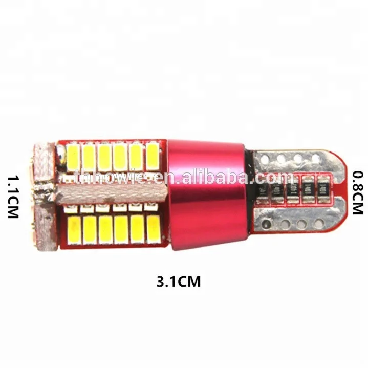 Car Led Dome Light 3014 Chip 57 SMD Canbus T10 Bulb Socket W5W 194 168 Auto Interior Reading Lamp Error Free DC 12V