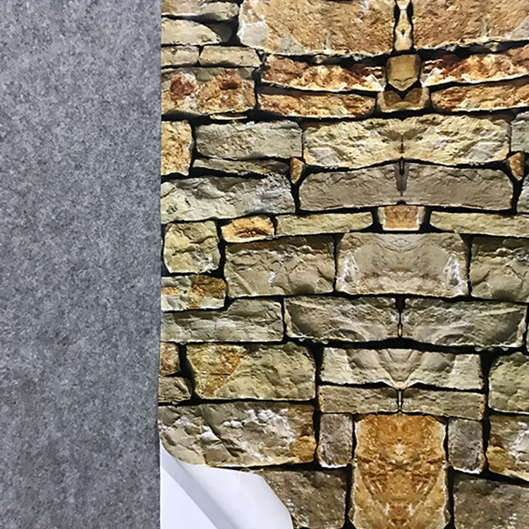 Non-toxic environmental vinyl pvc laminated heat resistance interior decoration transparent self adhesive wall paper