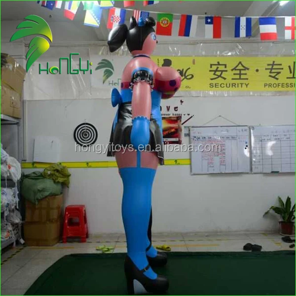 Strong Funny Inflatable Japanese Sex Girl / Hongyi PVC Inflatable Sex Animal SPH Girl Hot