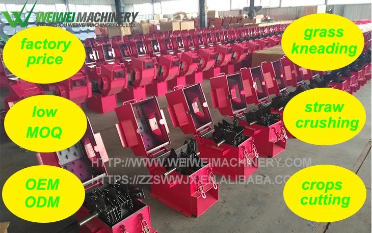 Weiwei Diesel Gasoline engine dual functional agriculture machinery hay cutter feed processing machines crusher for grain home