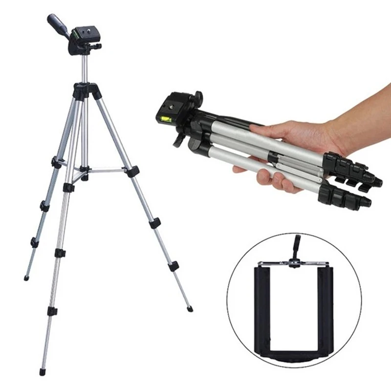 
Good quality 3110 Aluminum alloy camera holder professional tripod monopod stand video mobile phone Selfie stick 