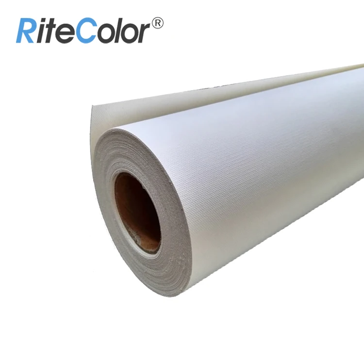 Waterbased Matte Inkjet Digital Printing Canvas Roll for Painting 260gsm 280gsm 360gsm