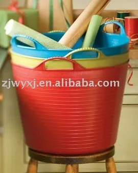 plastic garden buckets,flexible tubs,PE bucket,REACH,FlexBag