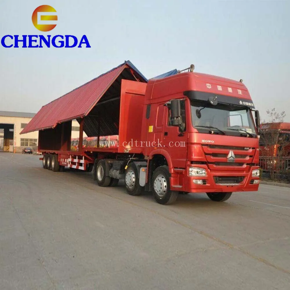 Used Sino Refurnished Howo 10 wheeler Heavy Duty Wingvan Truck For Sale
