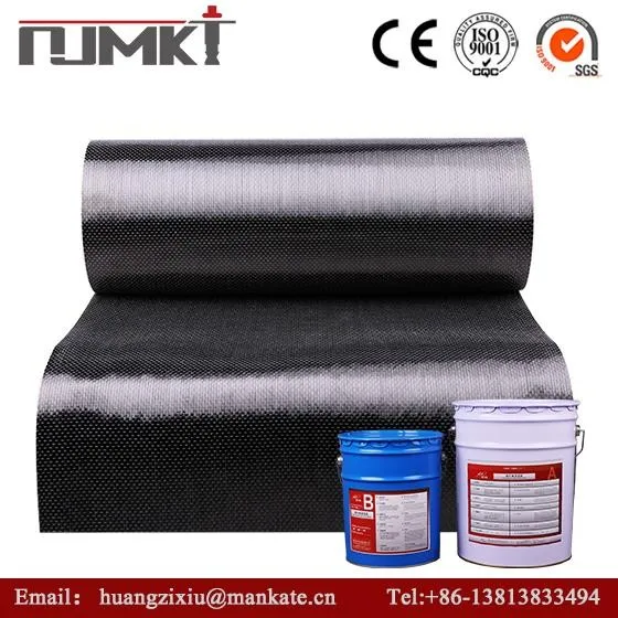 
China origin 200g undirectional carbon fiber fabric used for construction reinforced 