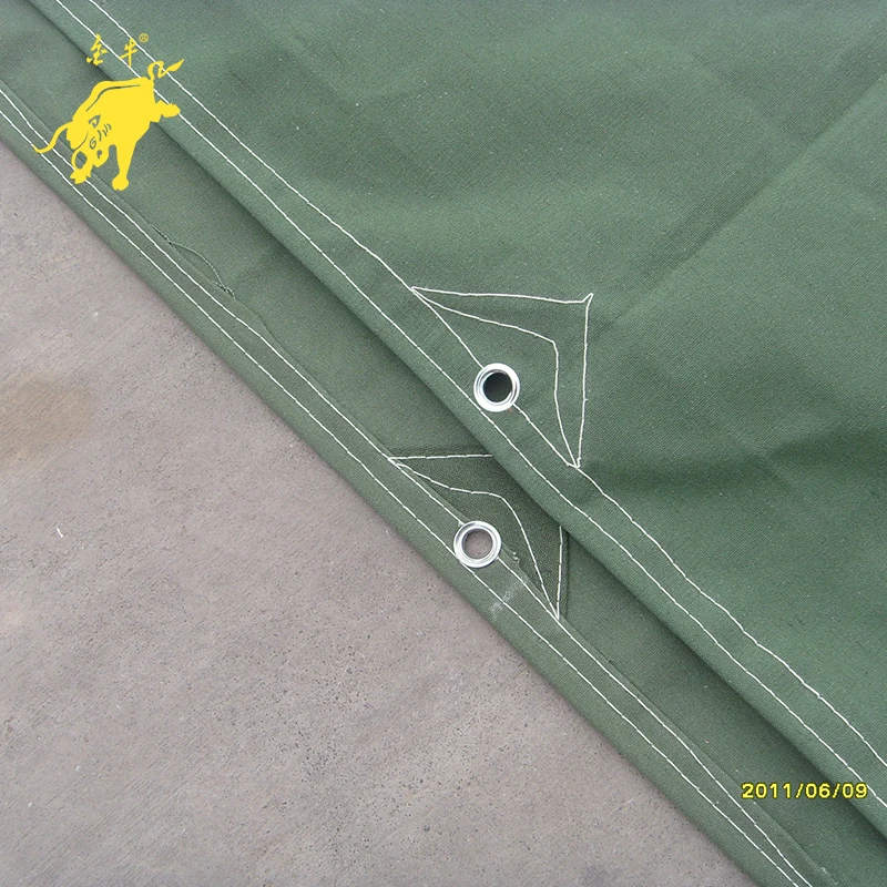 Canvas tarpaulin canopy truck cover