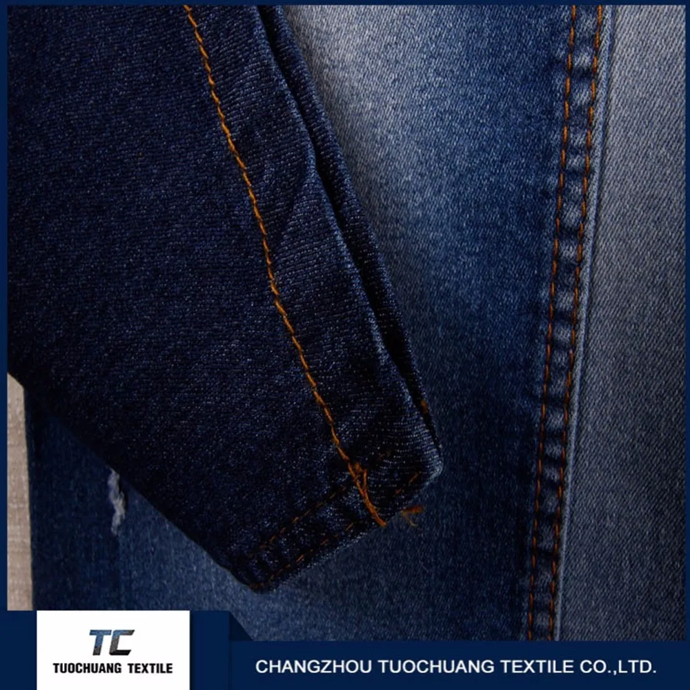 
new product TC015 Large rolls of colombia denim jeans fabric factory for fashion shirt online 