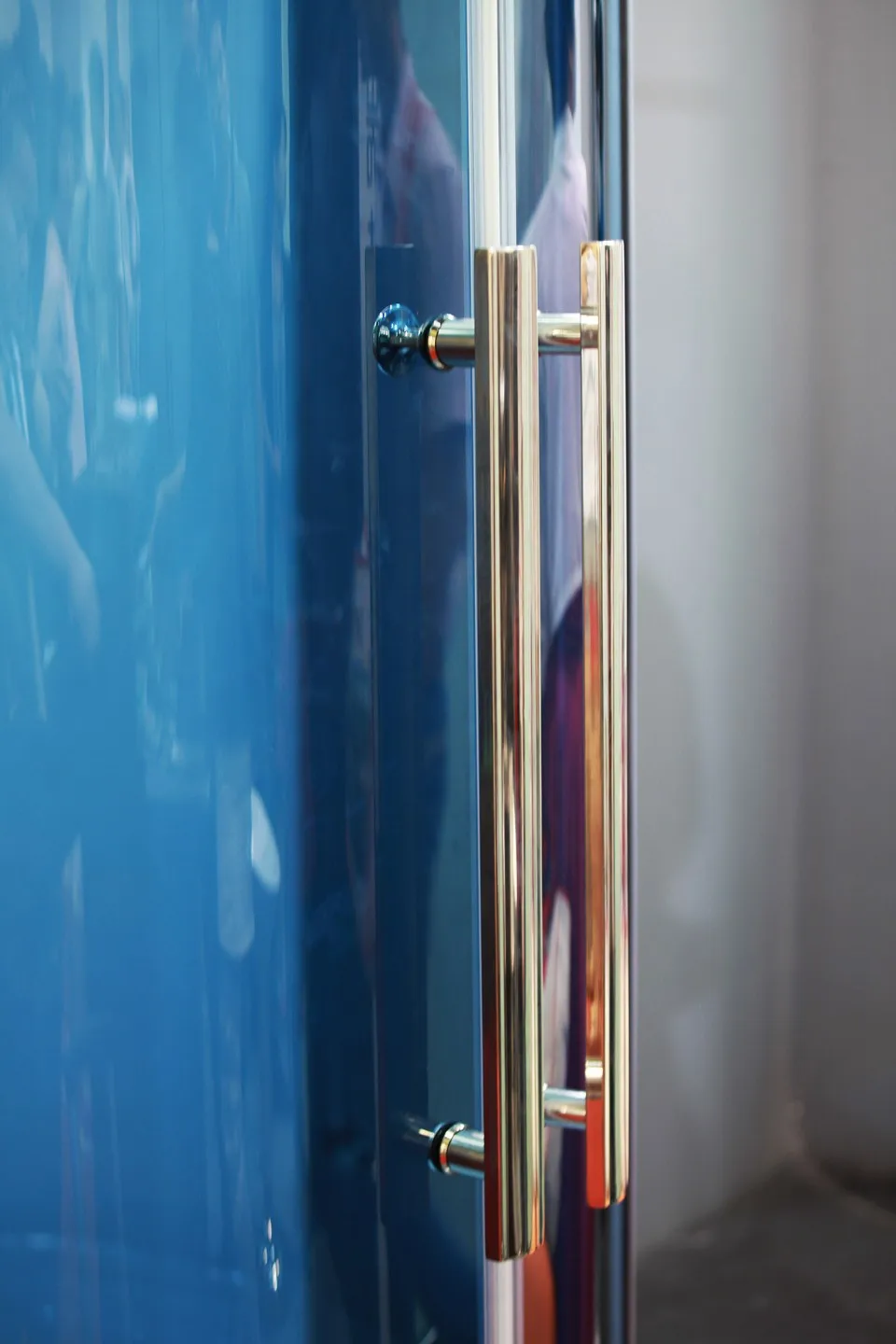 Frameless Round Sliding Shower Door (KT8004)