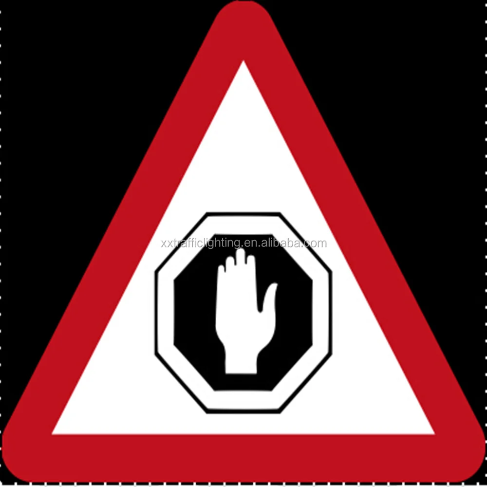 2017 new design traffic signs for Israel aluminium security sign