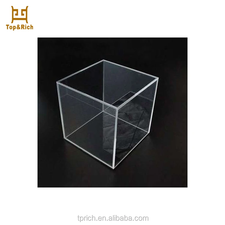 Прозрачная акриловая коробка 12x12x12 куб от китайского
