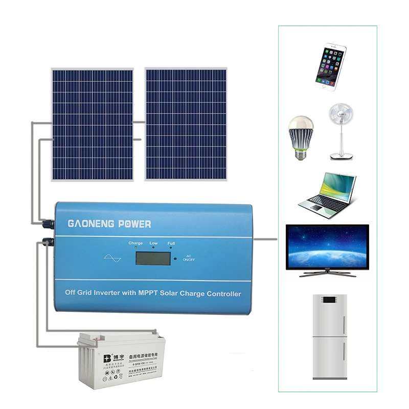 solar generator 240v car  inverter with built-in charge controller