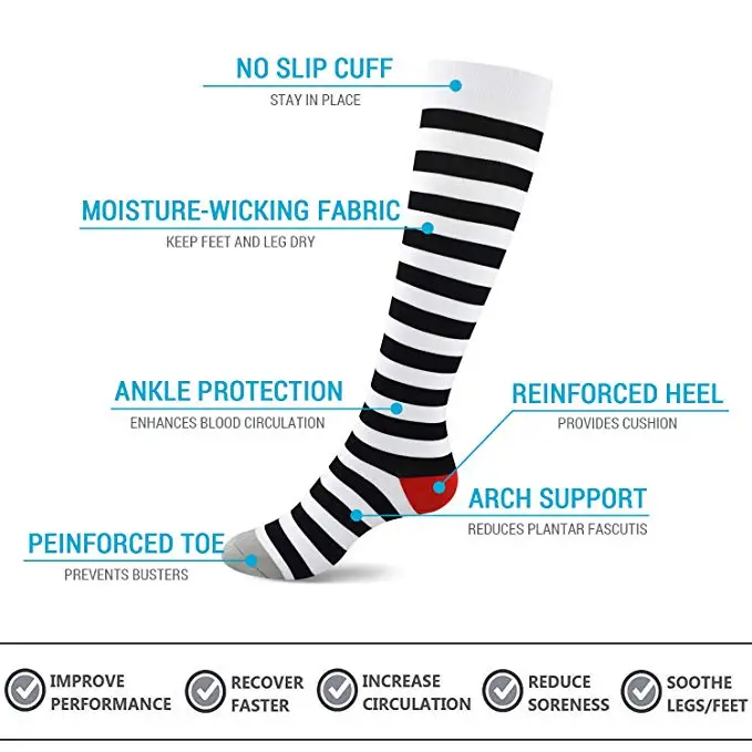 Custom Logo Solid Compression Equestrian Socks Knee High Tube Women Girls Horse Riding Sock Thigh High Stockings Nylon Stockings