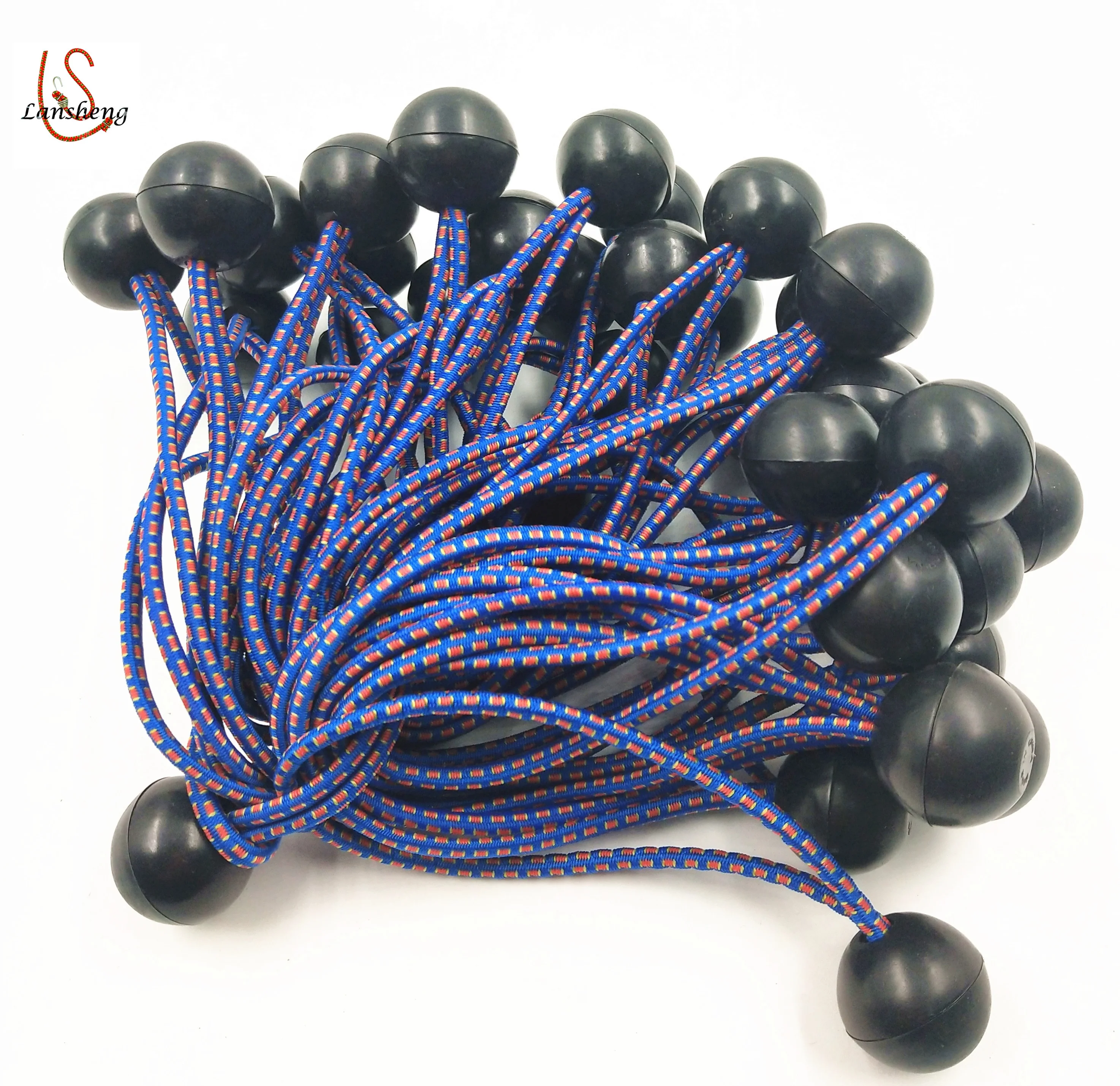 4mm 5mm High Quality Multi-purpose Colorful Round Ball Elastic Bungee Cord