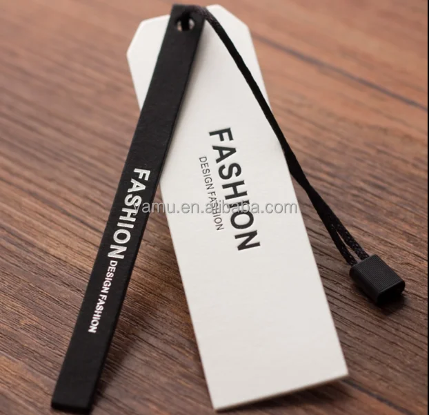 
Customized clothing tag, hang tag with customized logo 