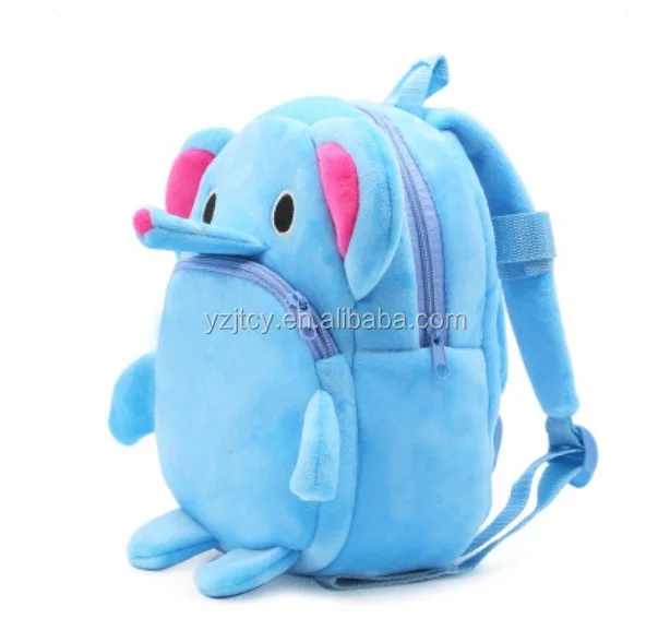 plush kids backpack elephant design toddler daily backpack school bag/ school backpack for kids/ kids backpack baby travel bag