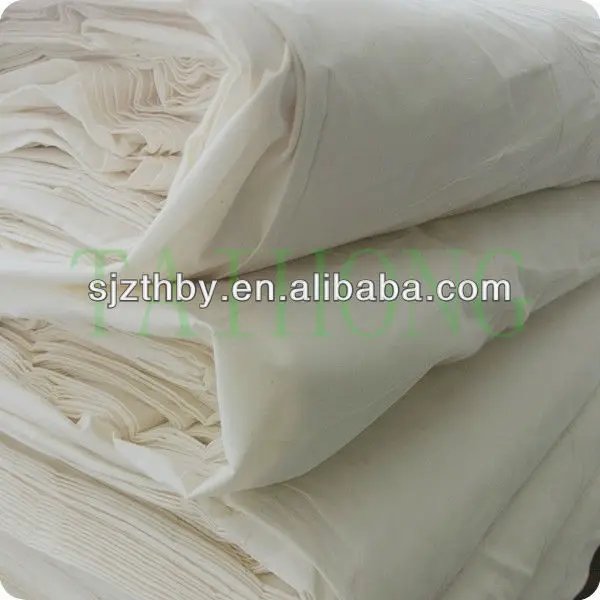 hot selling cotton unbleached coarse calico fabric