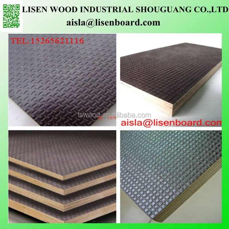 
15mm 18mm Film coated Phenolic Reisn Plywood MDF dance floor board 