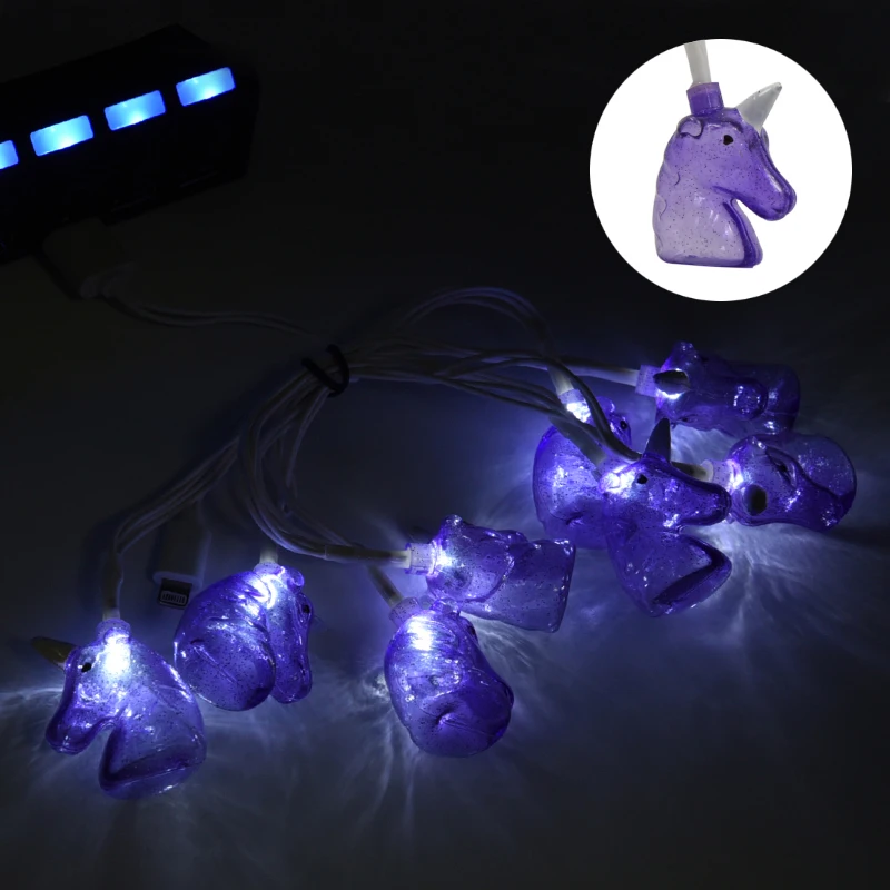  Pom String Lights Cable USB Data LED Christmas Decoration Charging