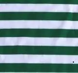 Cotton Short sleeve shift dress christmas green white stripe dress for girls