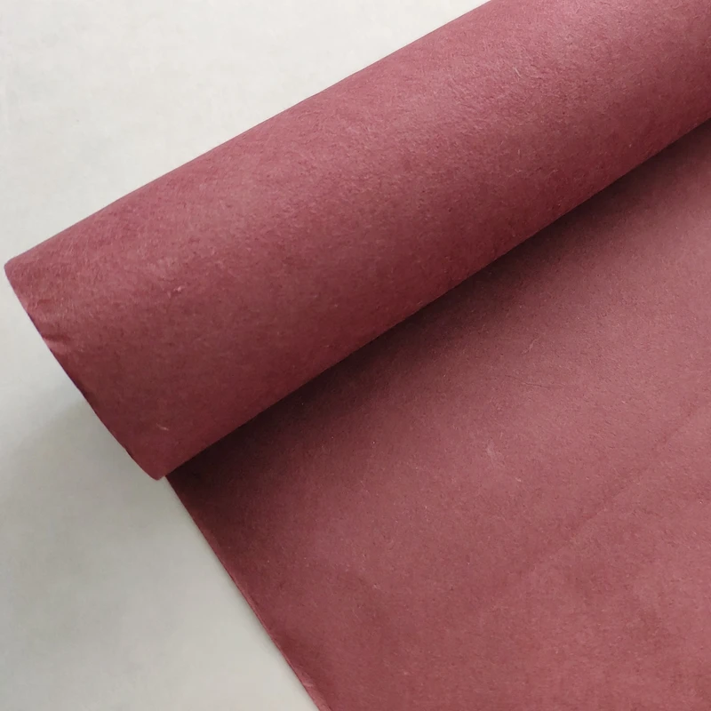 dark red eco friendly super quality 40gsm machine made korean hanji mulberry rice wrapping paper