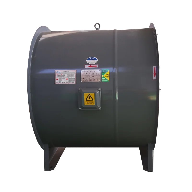 Corrosion resistance smoke exhaust fan with long life