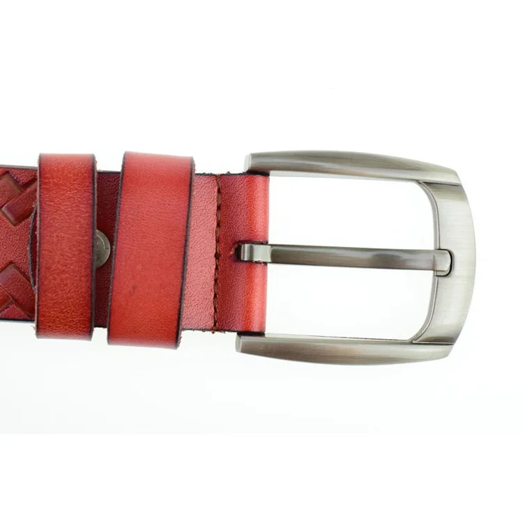 Китай веганский цвет однотонная итальянская воловья кожа для мужчин отдыха натуральная ремень завод