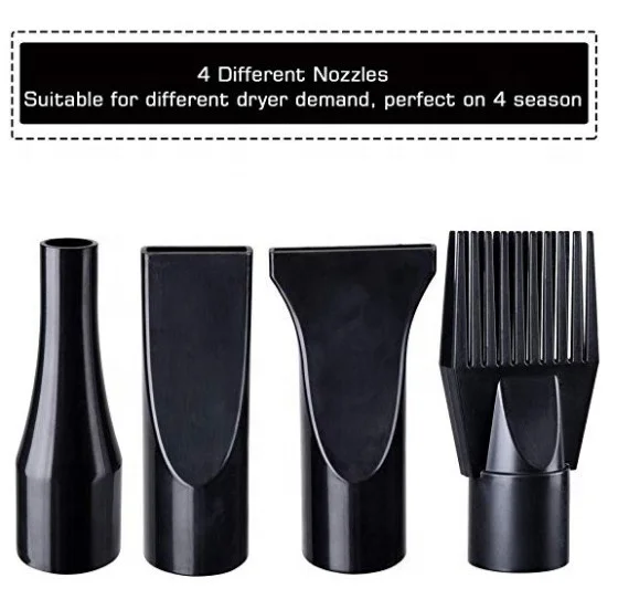 2400W 3.2HP Pet Dog Cat Grooming Hair Force Dryer Quick Blower Heater Electrodeless Speed 4 Nozzles Yellow/Black