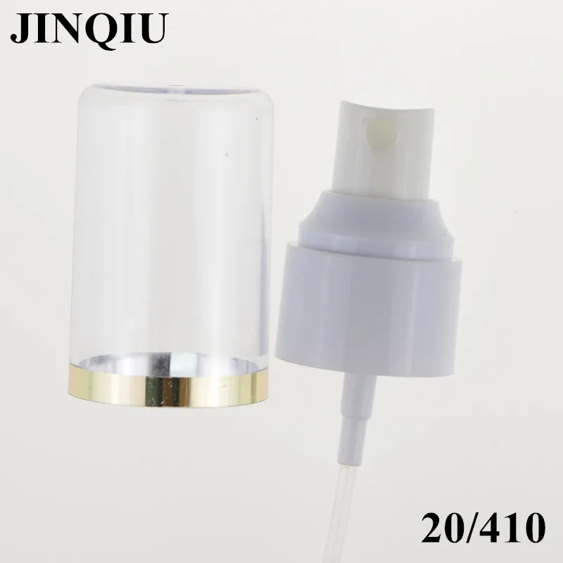 Matte sliver aluminum 18/410 cosmetic perfume mist spray caps