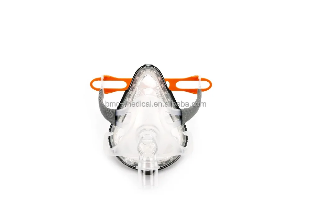 
BMC F1A Full Face Mask Realistic Silicone Gel Masks Mouth & Nose For Sleep Snoring Health Care And Apnea Therapy Instrument 