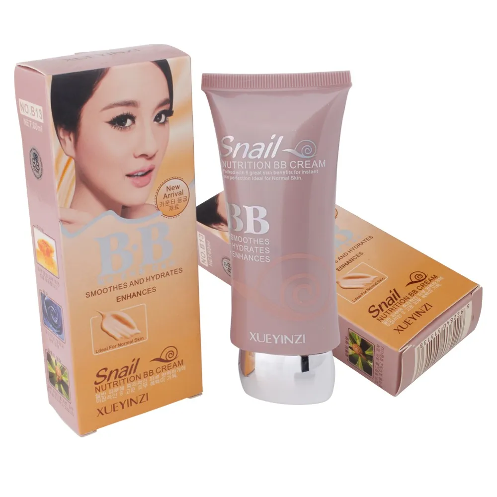 
Snail Nutrition Whitening Concealer Face Liquid Foundation BB Cream 