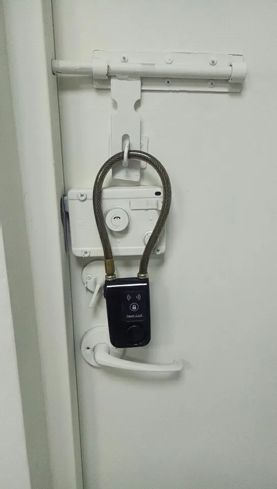 amazons top sellers bicycle accessories stainless steel wire rope padlocks warehouse door scooter alarm lock for bike