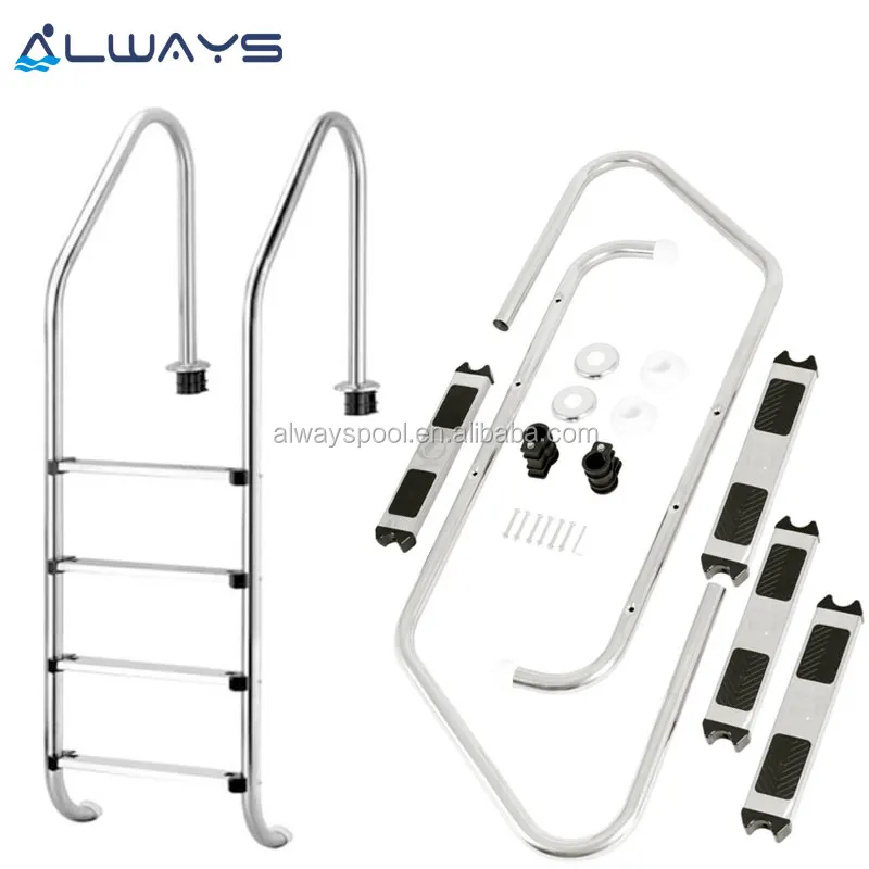 Guangzhou stainless steel pool ladder manufacturers swimming pool ladder supplier