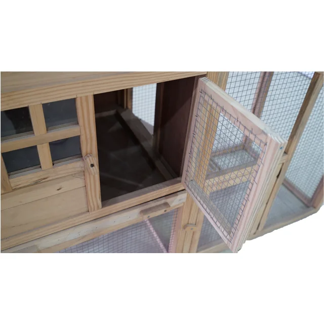 Cheap Wood Poultry Chicken Coop & Hen House Outdoor with  Run