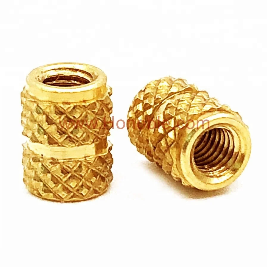 Stainless steel Brass ITB/ITC Molded-in M4 M5 M6 threaded brass insert nuts