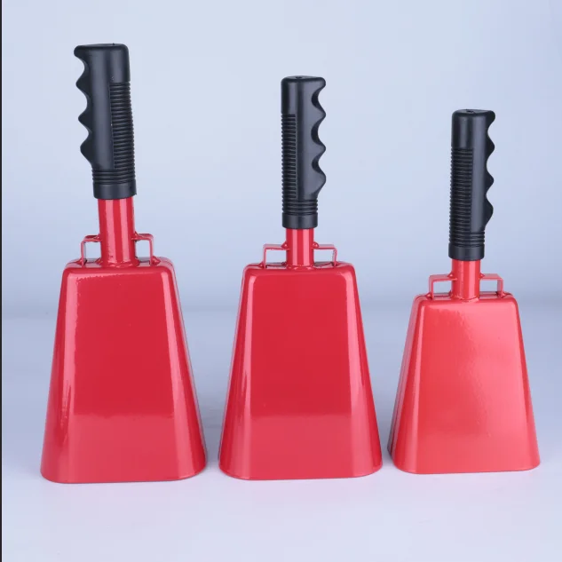Wholesale custom sports cow bell with handle for sporting events