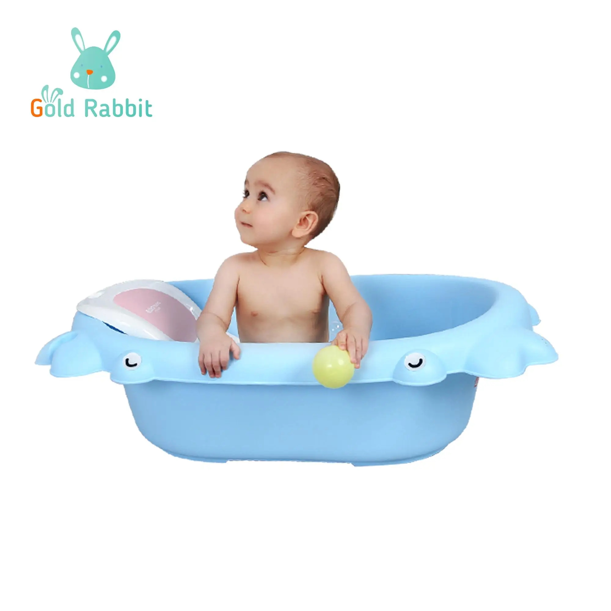 Plastic  PP  new born bath tub,kids bath tub set with support ,baby bath tub~
