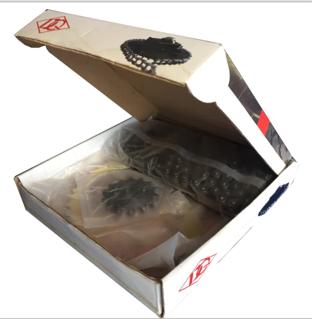 Direct manufacture chain sprocket gear set for motorcycle