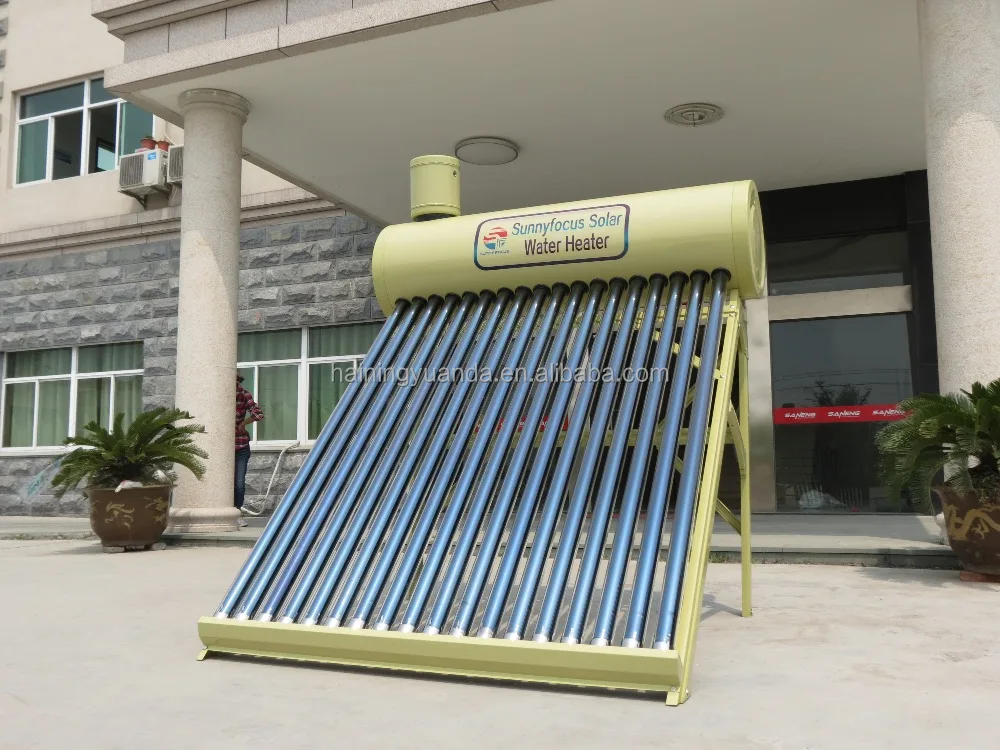 200L Galvanized steel Non-pressure solar hot water heater,solar geyser