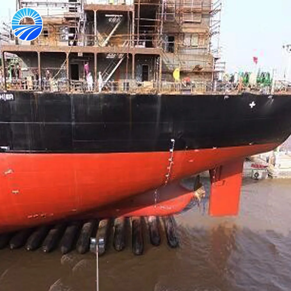 high bearing capacity heavy lifting and landing wooden ship/craft/tunnage/boat airbag