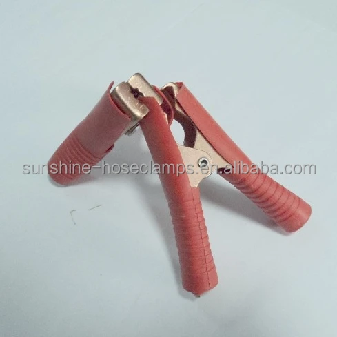 
Low Price alligator clip stainless steel to battery clamp 