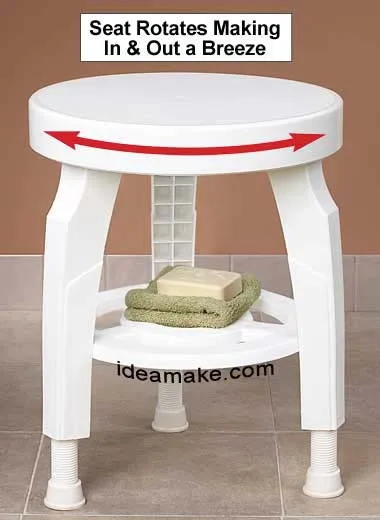 Swivel Bath Stool 360 degree rotating bath stool healthy care supply elderly care 2015 new product