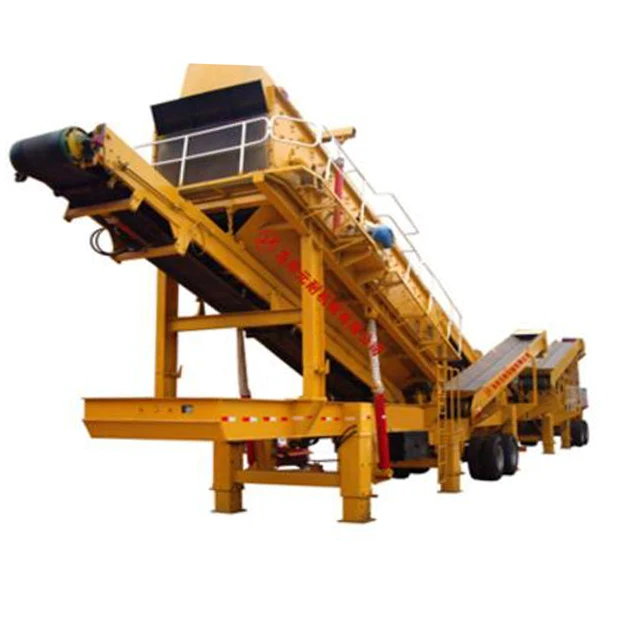 Factory Price 50-100 t/h Portable Screening Plant/ Mobile Vibrating Screen /Movable Sieving Equipment For Sale