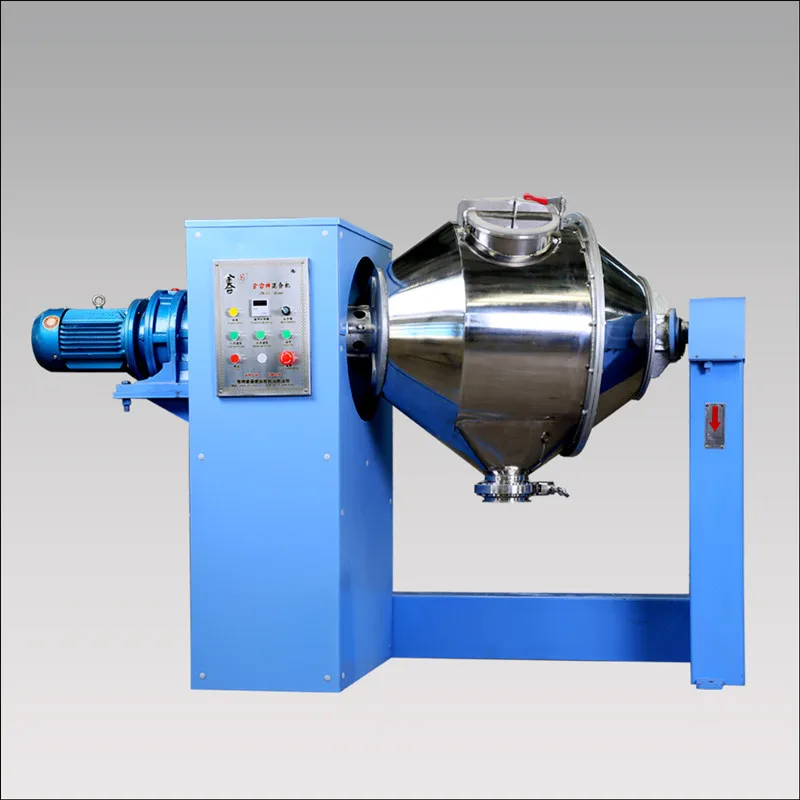 JINHE brand JHX type double ribbon blade Innovative Mixing Principle tumbling V shape blender mixer machine