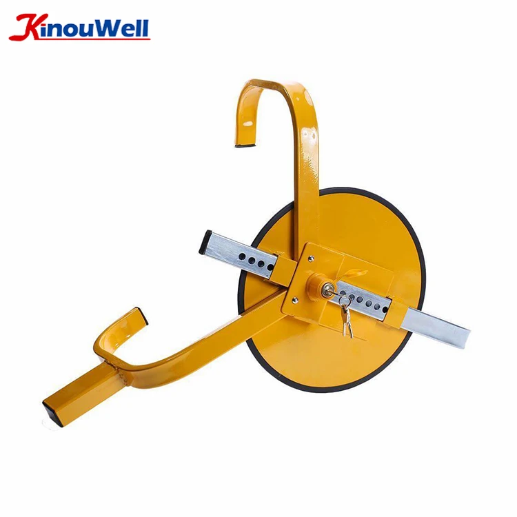 Универсальный желтый Противоугонный замок для автомобильных колес