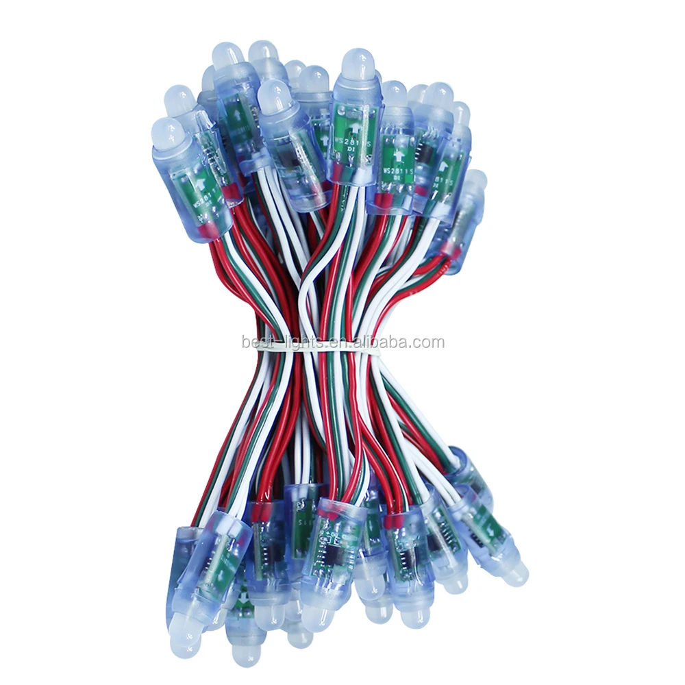 Full Color Led 5V 12mm Led Pixel Module Waterproof IP68 led pixel light