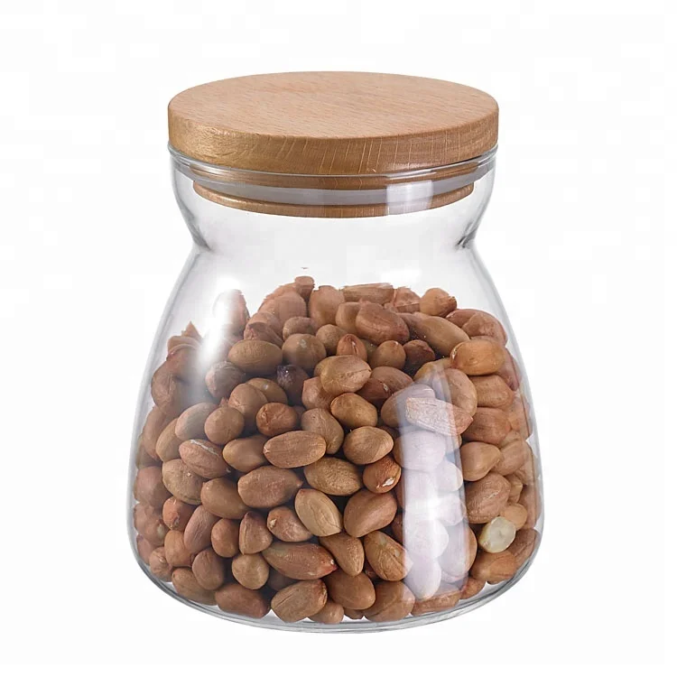 Factory Custom Glass Mason Spice Jar Set,Stash Jar Round Glass Jar