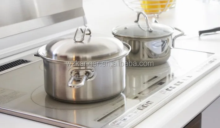 
2018 KANGER High temperature black ceramic glass for radiant cooker plate 