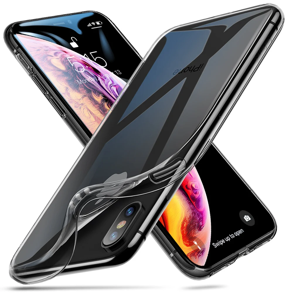 
ESR Crystal Clear Slim Soft Flexible TPU Cover For iPhone 6.5inch case for iPhone Xs max 